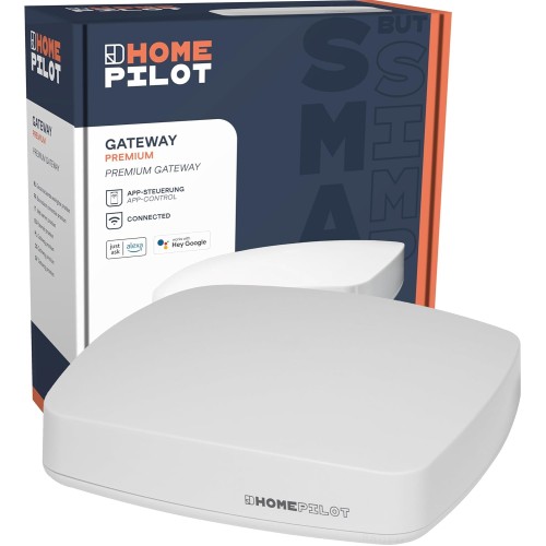 HOMEPILOT Gateway premium - Smart-Home-Zentrale zur Steuerung aller smarten HOMEPILOT Produkte per kostenloser App