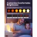 Dekala Daylight Alarm Clock, Light Alarm Clock, Sunrise Sunset Simulation, Full Screen Digital Alarm Clock with Double Alarms, Rotation Button, Natural Sounds, FM Radio for Adults & Children