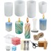 Set of 6 Candles DIY Set Candle Moulds for Pouring Candle Mould Silicone Candle Moulds Silicone Mould for DIY Aromatherapy Candles Making Supplies NE