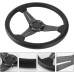 350 mm Deep Dish Steering Wheel, Sports Steering Wheel, Racing Steering Wheel Grip Racing Steering Wheel Drift for Automodification Imitation Car, Universal Modified Accessories (Black)