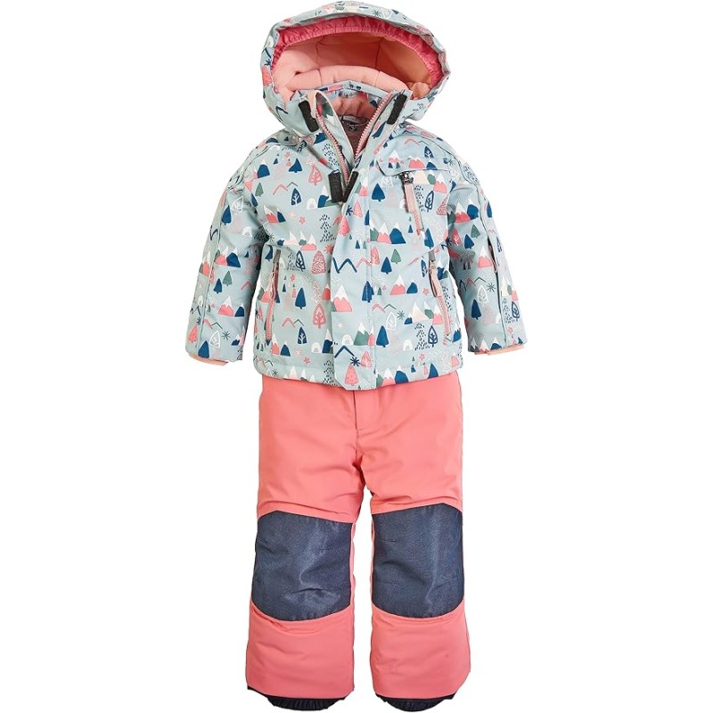 first instinct by killtec Unisex Fisw 34 Mns Jckt And Pnts 3 in 1 Ski Overall/Snowsuit with Zip-off Trousers and Hood, Waterproof