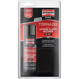 Arexons Car Care Pro Tornado - Super Regenerates Plastics, Eliminates Scratches and Signs of Time, Protects Against Fading and Ageing, 125 ml