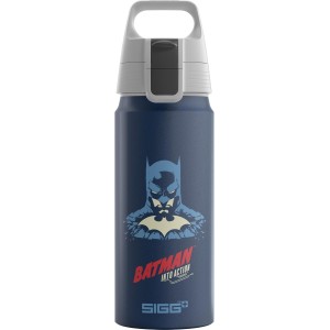 SIGG - Alu Trinkflasche Kinder - WMB ONE - Made in Switzerland - Für Kohlensäurehaltige Getränke Geeignet - Auslaufsicher - Federleicht - BPA-frei - ClimatePartner Zertifiziert - Sport & Schule - 0,6L