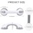 2 Pieces 30 cm Grab Rail Shower Handle Suction Cup for Bathtub Shower