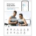 RENPHO Personenwaage Körperfettwaage mit VA-Display, Bluetooth Waage zur Messung von Gewicht und Fettanteil, BMI, Muskel- und Knochenmasse, kompatibel mit Apple Health, FSA HSA Store förderfähig