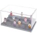 OLYCRAFT 3-Tier Mini Figures Display Case Made of Acrylic Dustproof Display Box for Building Blocks Acrylic Display Case Removable Display Case Figures Display Case for Collection Action Figures