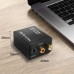 MEIRIYFA Digital to Analog Audio Converter with Built-in Bluetooth 5.0 Chip, Digital Optical Coaxial to Analog RCA Audio Converter Adapter with Fibre Optic Cable for Xbox TV Box DVD Amp Home Cinema