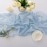 Chuqing Chiffon Table Runner, Light Blue, Decorative Table Runner, Table Decoration for Birthdays, Weddings, Dining Room, Party, 70 cm x 3 m