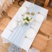 Chuqing Chiffon Table Runner, Light Blue, Decorative Table Runner, Table Decoration for Birthdays, Weddings, Dining Room, Party, 70 cm x 3 m