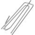 Pack of 45 Stainless Steel Curtain Hooks