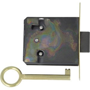 Amig - Einbauverschluss für Möbel | 20 mm Einlass | Inklusive Schlüssel | Verschlusssystem für Tische, Schränke und kleine Möbel | Mattgoldenes Messing.
