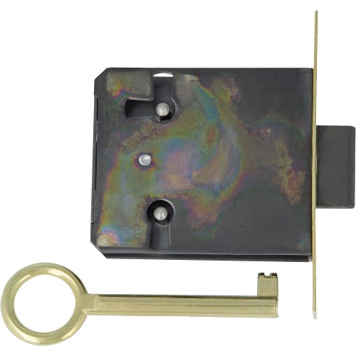 Amig - Einbauverschluss für Möbel | 20 mm Einlass | Inklusive Schlüssel | Verschlusssystem für Tische, Schränke und kleine Möbel | Mattgoldenes Messing.