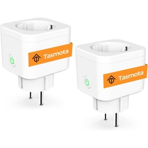 Tasmota Steckdose mit Stromzähler, Refoss Smart Wlan Steckdose mit Stromverbrauch, ESP8266, kompatibel mit Home Assistant, ioBroker, Google, Alexa, MQTT, Domoticz, OpenHAB, 16A, 2.4GHz