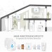 SURFOU Wireless Outdoor Waterproof Doorbell Battery Operated Bell Front Door 300 m Range with Plug In Receiver, 55 Melodies, 5 Volumes (White, 2 Receivers + 1 Transmitter)
