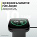 Amazfit Bip 5 46 mm смарт часовник с пулсомер, 120 спортни режима, Bluetooth обаждания, GPS и 4 сателитни позициониращи системи, съвместим с Alexa, SpO2 монитор, 10-дневен живот на батерията