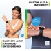 Amazfit Bip 5 46 mm смарт часовник с пулсомер, 120 спортни режима, Bluetooth обаждания, GPS и 4 сателитни позициониращи системи, съвместим с Alexa, SpO2 монитор, 10-дневен живот на батерията