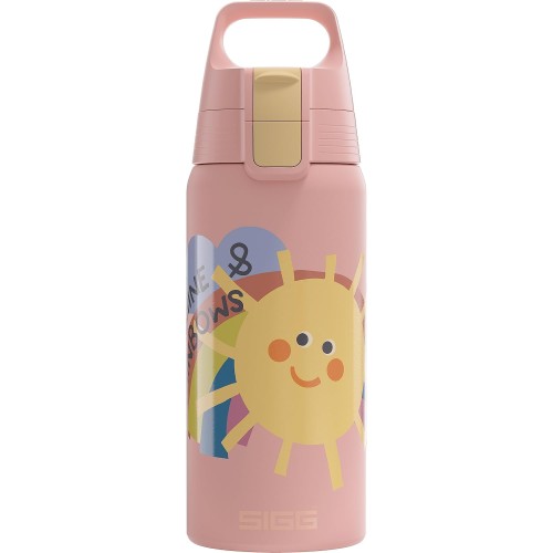 SIGG - Shield Therm ONE Insulated Water Bottle for Children - Suitable for Carbonated Drinks - Leak-proof & Lightweight - BPA-Free - 0.5L