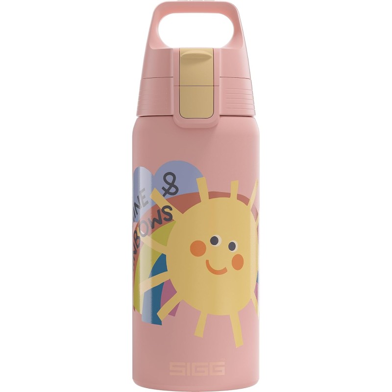 SIGG - Shield Therm ONE Insulated Water Bottle for Children - Suitable for Carbonated Drinks - Leak-proof & Lightweight - BPA-Free - 0.5L