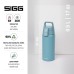 SIGG - Isolierte Trinkflasche - Thermosflasche Shield Therm One Morning Blue - kohlensäurehaltige Getränke - Auslaufsicher - Spülmaschinenfest - BPA-frei - 90% recycelter Edelstahl - Graublau - 0,5L