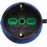 FANTON 78100-E Industrial Blue CEE Plug to Schuko/Bipitch Universal Plug 2P+T 16A 220V IP44 Plug for Construction and Camping