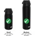 ion8 Leak-proof Replacement OneTouch 2.0 Water Bottle Lid, BPA-Free, Small, 350ml/500ml, Black