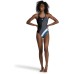 ARENA Damen Women's Waves Profile Swimsuit Swim Pro Back One Piece Swimsuit (1er Pack)