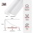 EFUTURETIME 3M Shower Threshold Self-Adhesive Splash Protection Strip Shower Silicone Shower Water Stop Splash Protection Shower No Drilling for Shower Tray, Shower Cubicle, Kitchen, Bathroom, White