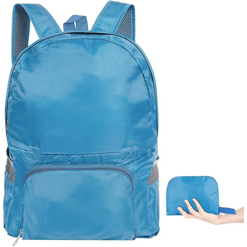 AiQInu Foldable Backpack, Ultra Light, Waterproof Hiking Backpack, Unisex Daypack, Outdoor for Sports, Climbing, Camping, Travel, Cycling