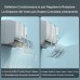 Air Conditioning Wind Deflector, Wind Deflector for Cold Air Conditioning, Adjustable Air Conditioning Wind Deflector, Universal Retractable Air Conditioning Wind Protection (Transparent)