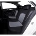Auto Accessori Lupex - Universal Soft Front and Rear Car Seat Covers for Small Medium No SUV (Black)