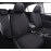 Auto Accessori Lupex - Universal Soft Front and Rear Car Seat Covers for Small Medium No SUV (Black)