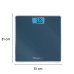 Rowenta Classic BS1504 Bathroom Scale, Large Backlit Display, High Capacity up to 160kg, 100g Scale, Ultra Thin Auto Ignition, 2 AAA Batteries Included, 31 x 31 cm