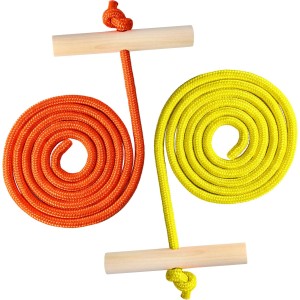 aurorayer 2 комплекта въже за шейна с дръжка, въже за шейна 150 cm въже за шейна за зимни аксесоари въже за шейна и тобоган