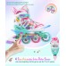 Unicorn Inline Skates for Girls Children Sizes Adjustable with All Luminous Wheels Rainbow Inline Skates for Beginners Teenagers Christmas and Birthday Gifts