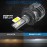 BEAMFLY H7 16000LM LED Bulbs Conversion Kit for Car Halogen Headlights, High or Low Beam 12V, 6000K White Lights