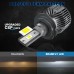 BEAMFLY H7 16000LM LED Bulbs Conversion Kit for Car Halogen Headlights, High or Low Beam 12V, 6000K White Lights
