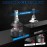 BEAMFLY H7 16000LM LED Bulbs Conversion Kit for Car Halogen Headlights, High or Low Beam 12V, 6000K White Lights
