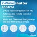 Shelly Wave Shutter | Z-Wave Rolladenschalter mit Verbrauchsmessung - 10 A pro Kanal | für Rolläden, Jalousien | Z-Wave-Gateway erforderlich | Steuerung der winkel der Jalousie-Lamellen
