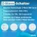 Shelly Wave 2PM | Z-wave Smart Schalter Relais | 2 Kanäle 16 A mit Strommessung | Hausautomation | Z-Wave-Gateway erforderlich | Geringer Stromverbrauch | Z-Wave Repeater | Hohe Kompatibilität