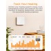 Refoss Heating Thermostat WiFi, Water Underfloor Heating Thermostat Boiler, Smart Thermostat, Voice Control Room Thermostat, Intelligent Remote Control Wall Thermostat Digital for HomeKit, Alexa,