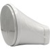 La Ventilazione CGO15157B-Y CGO15157B Round Tube to Rectangle White Horizontal Coupling