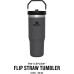 Stanley Flip Straw Tumbler 1.0 Water Bottle with Straw 0.89 L - Thermos Bottle Keeps Cold for 12+ Hours - Dishwasher Safe - Sports Bottle - Water Bottle BPA Free - Charcoal