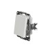 Schneider Electric Asfora Rocker Switch, Flush-Mounted, Screw Terminals, 10AX, 250V, White, Item Number EPH0170121D