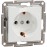 Schneider Electric Asfora EPH2970121D Schuko Socket, Flush-Mounted, Screw Terminals, 16 A, 2-Pin + E, White
