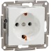 Schneider Electric Asfora EPH2970121D Schuko Socket, Flush-Mounted, Screw Terminals, 16 A, 2-Pin + E, White