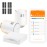 Netatmo Smart WLAN Radiator Thermostats Starter Pack for Controlling Radiators (without Own Heating System), Save Energy & Increase Convenience, NVP-AMZ