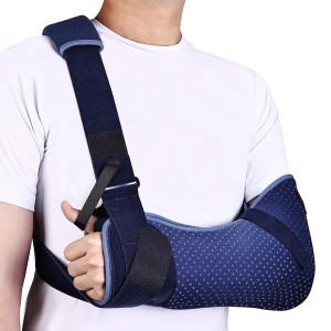 Willcom Arm Sling Shoulder, Shoulder Support with Waist Belt for Men and Women, Arm Sling for Rotator Cuff Tear, Hand, Wrist, Elbow After Surgery (Left, L, 102-130 cm)