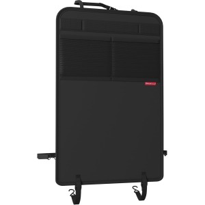 ATHLON TOOLS Backrest Protective Mat Coated, Backrest Protection Car Kick Mat, Reinforced, with Mesh Pockets, Dirt-Repellent, Easy to Clean and Water-Repellent