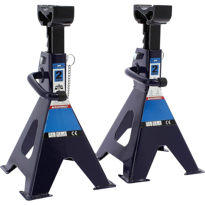 S SUMEX 2 Ton 2000kg Reinforced Car and Other Vehicles Stand with Safety Pin and Approved 2 und