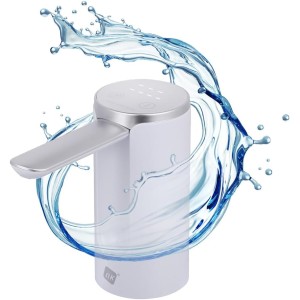 NK Water Dispenser with LED Display - Automatic, 4 Dispensing Volumes 200/600/800 ml/Continuous, 1200 mAh, Touch Control, 1.5L, 5.7L, 10L, 11.3L, 15L, 18.9L Bottles & Carafes - Colour White